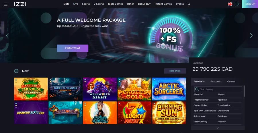 Gambling company site - izzicasino-site